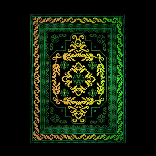 Fire Horse Bitrug, 2026
UV & Glow Screen Print on Moodmat
8.25 x 11 in
Edition of 88