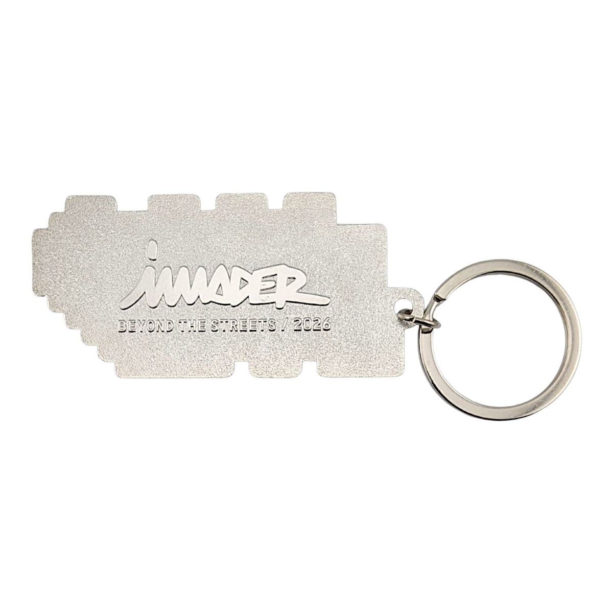 Invader Was Here
Heart, 2026
Metal Keychain
3 x 1.25 in