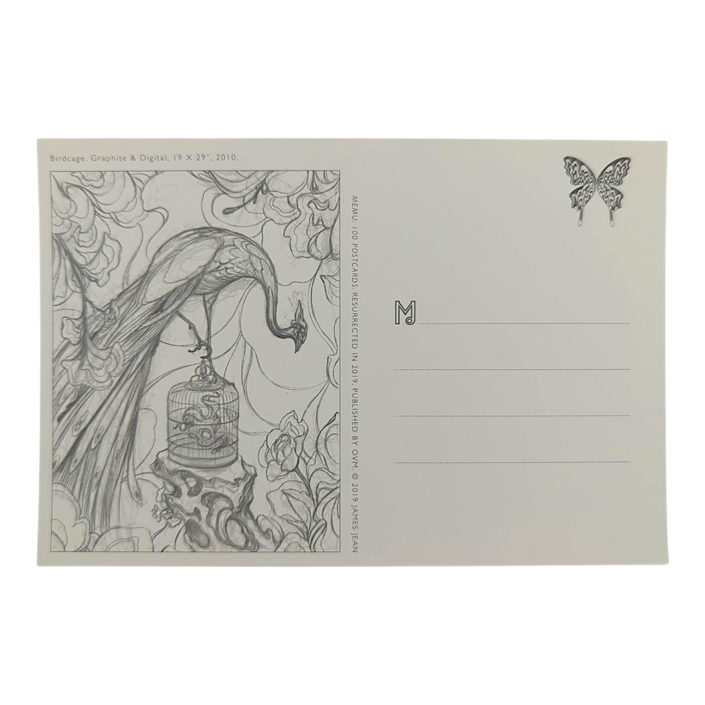 James Jean “Birdcage” Postcard
Offset lithograph on postcard
4 x 6 in
Features a reproduction of James Jean’s "Birdcage" (2010)