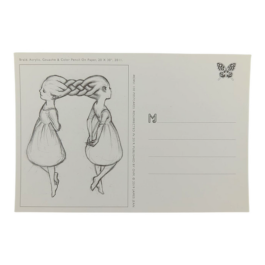 James Jean "Braid" Postcard