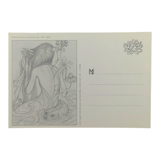 James Jean "Chine" Postcard
Offset lithograph on postcard
4 x 6 in
Features a reproduction of James Jean’s "Chine" (2022)