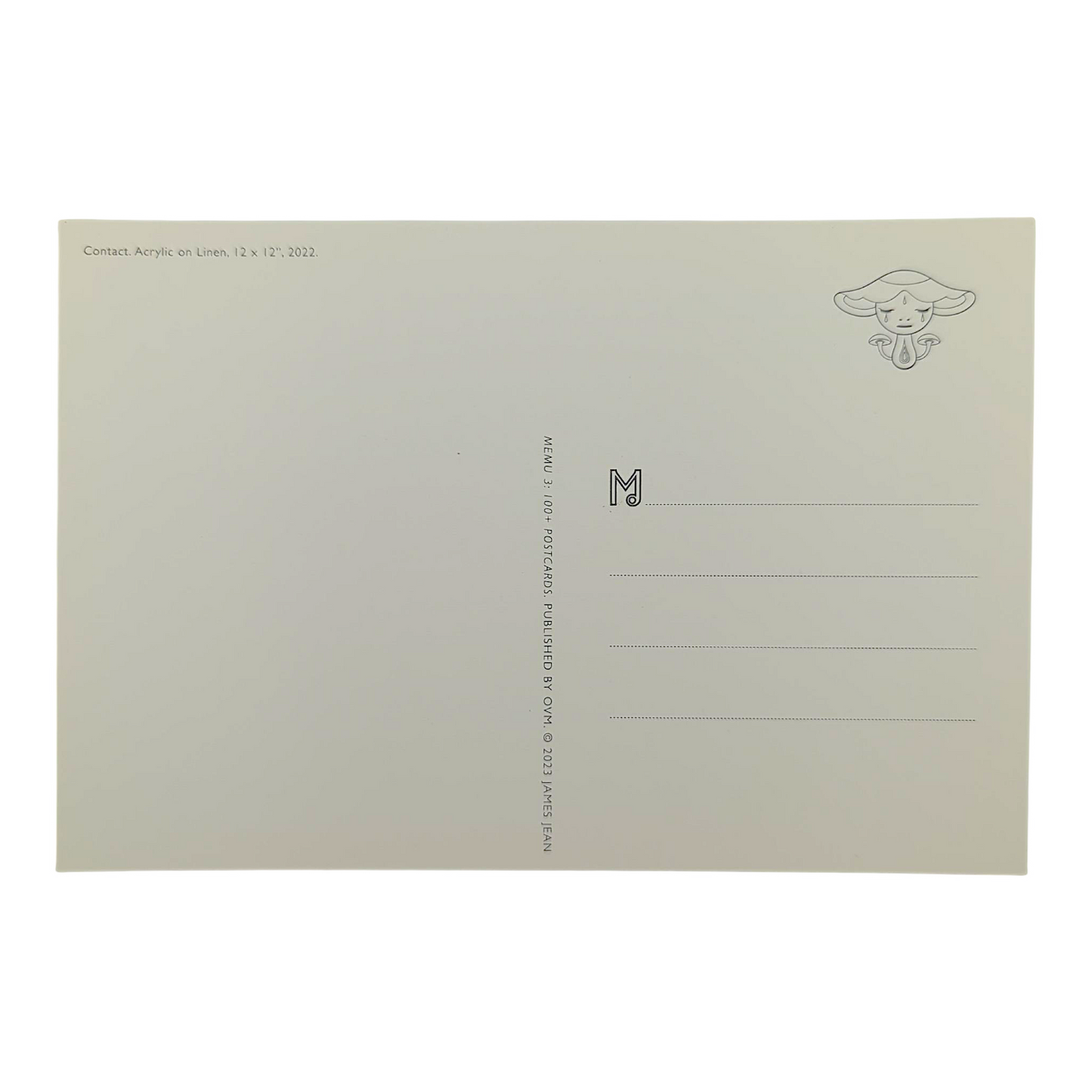 James Jean "Contact" Postcard
Offset lithograph on postcard
4 x 6 in
Features a reproduction of James Jean’s "Contact" (2022)