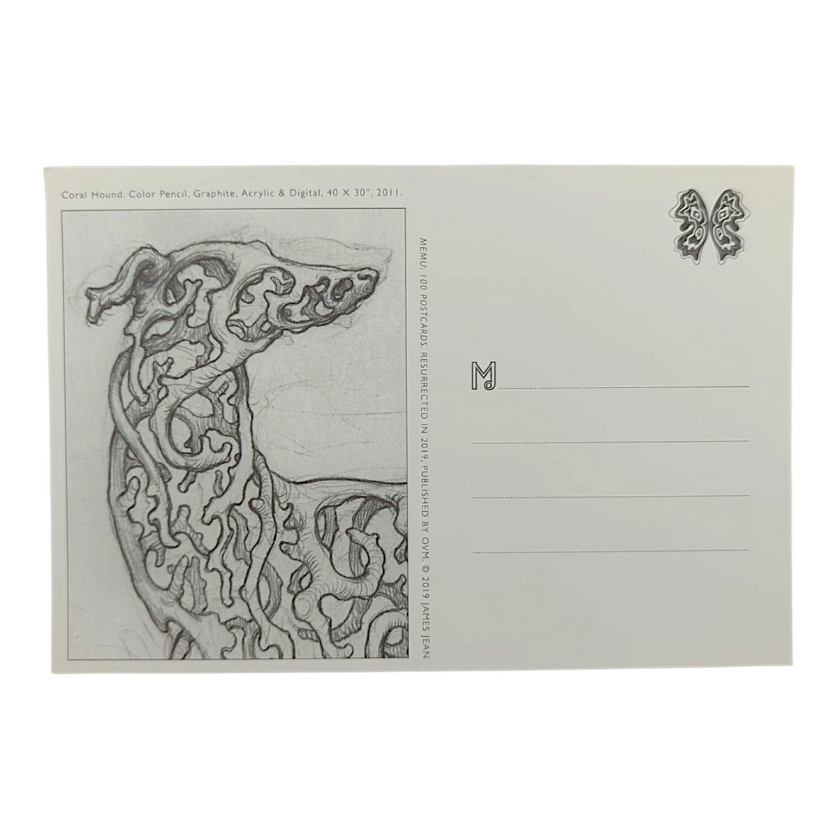 James Jean "Coral Hound" Postcard