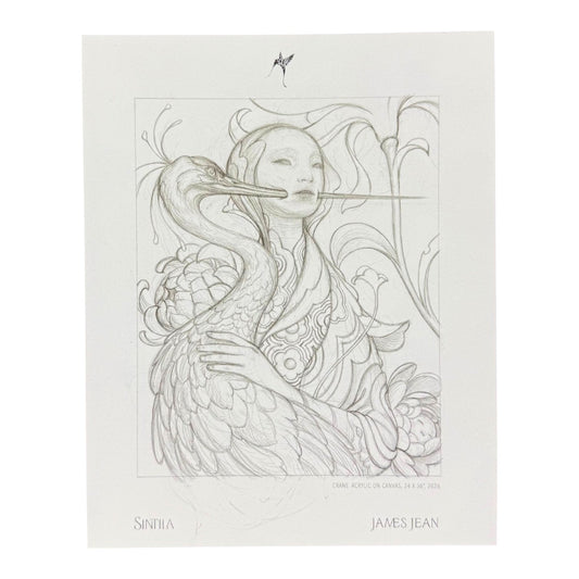 James Jean "Crane" Postcard