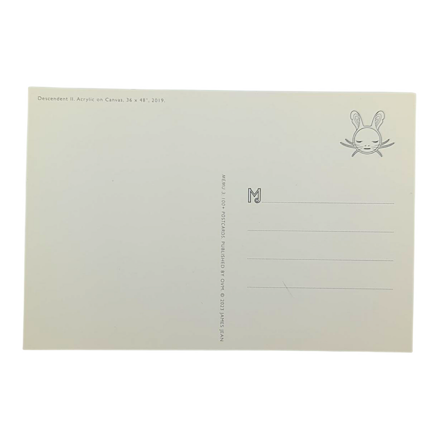 James Jean “Descendent II” Postcard
Offset lithograph on postcard
4 x 6 in
Features a reproduction of James Jean’s "Descendent II" (2019)