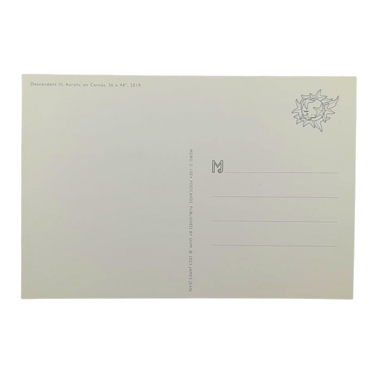 James Jean “Descendent III” Postcard
Offset lithograph on postcard
4 x 6 in
Features a reproduction of James Jean’s "Descendent III" (2021)