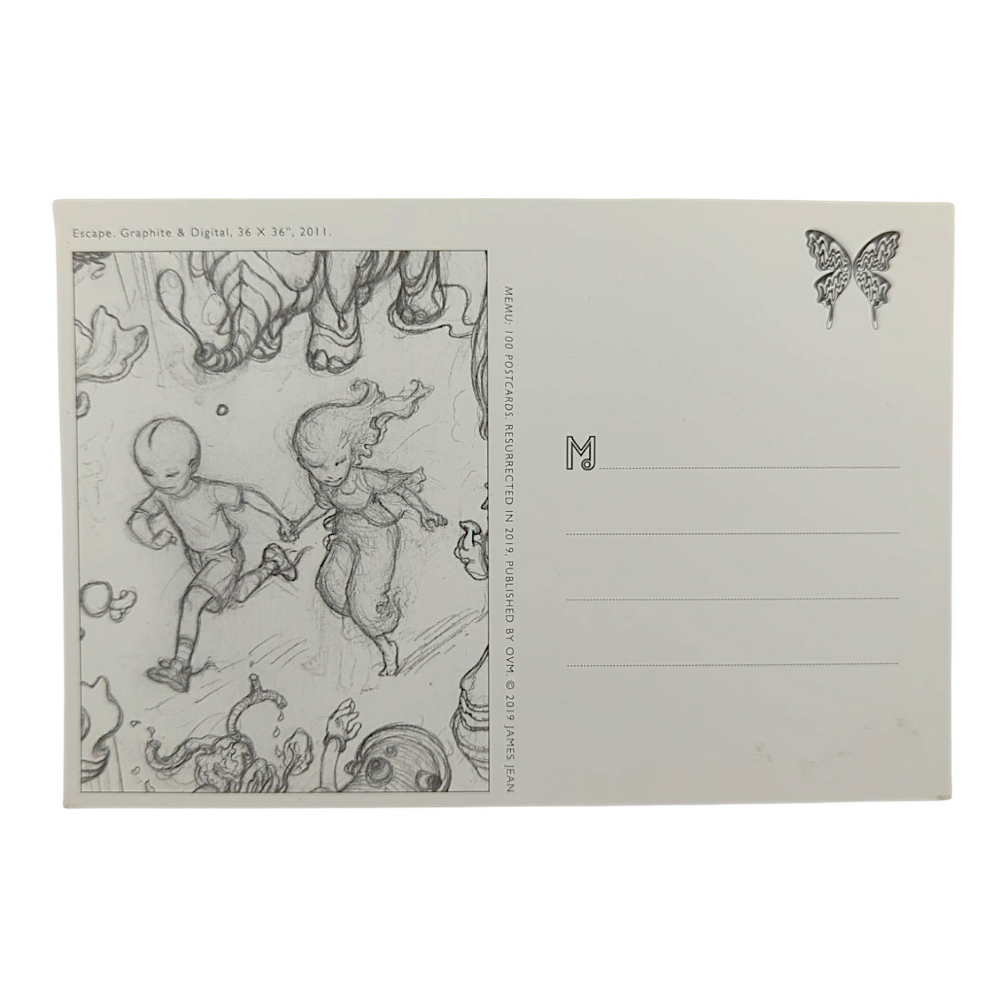 James Jean "Escape" Postcard