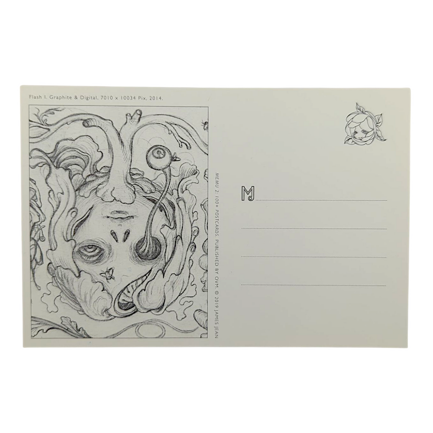 James Jean “Flash I” Postcard
Offset lithograph on postcard
4 x 6 in
Features a reproduction of James Jean’s "Flash I" (2014)