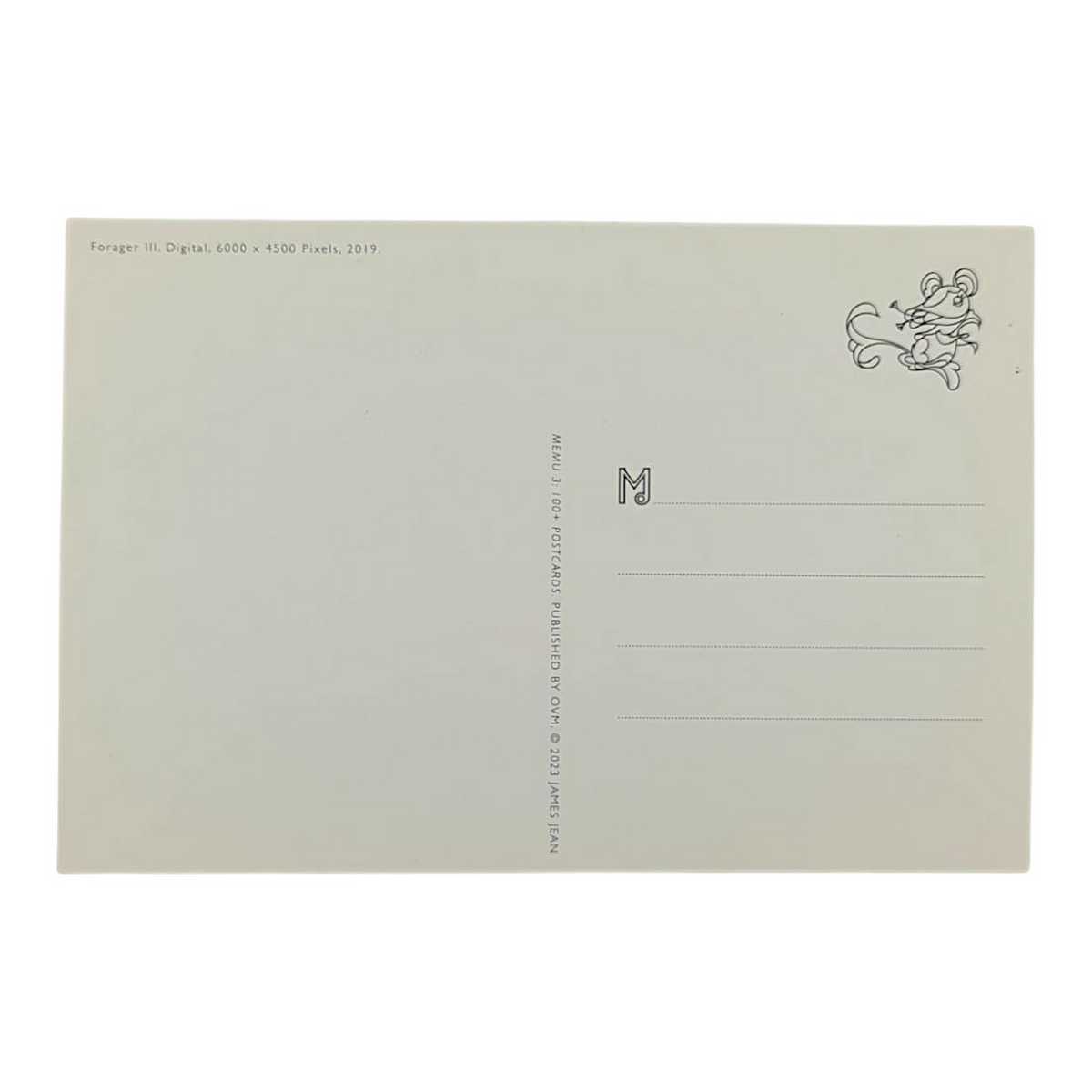 James Jean “Forager III” Postcard
Offset lithograph on postcard
4 x 6 in
Features a reproduction of James Jean’s "Forager III" (2019)