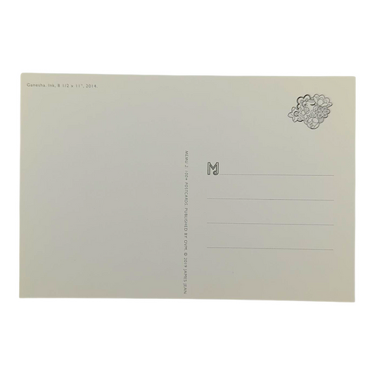 James Jean “Ganesha” Postcard
Offset lithograph on postcard
4 x 6 in
Features a reproduction of James Jean’s "Ganesha" (2014)