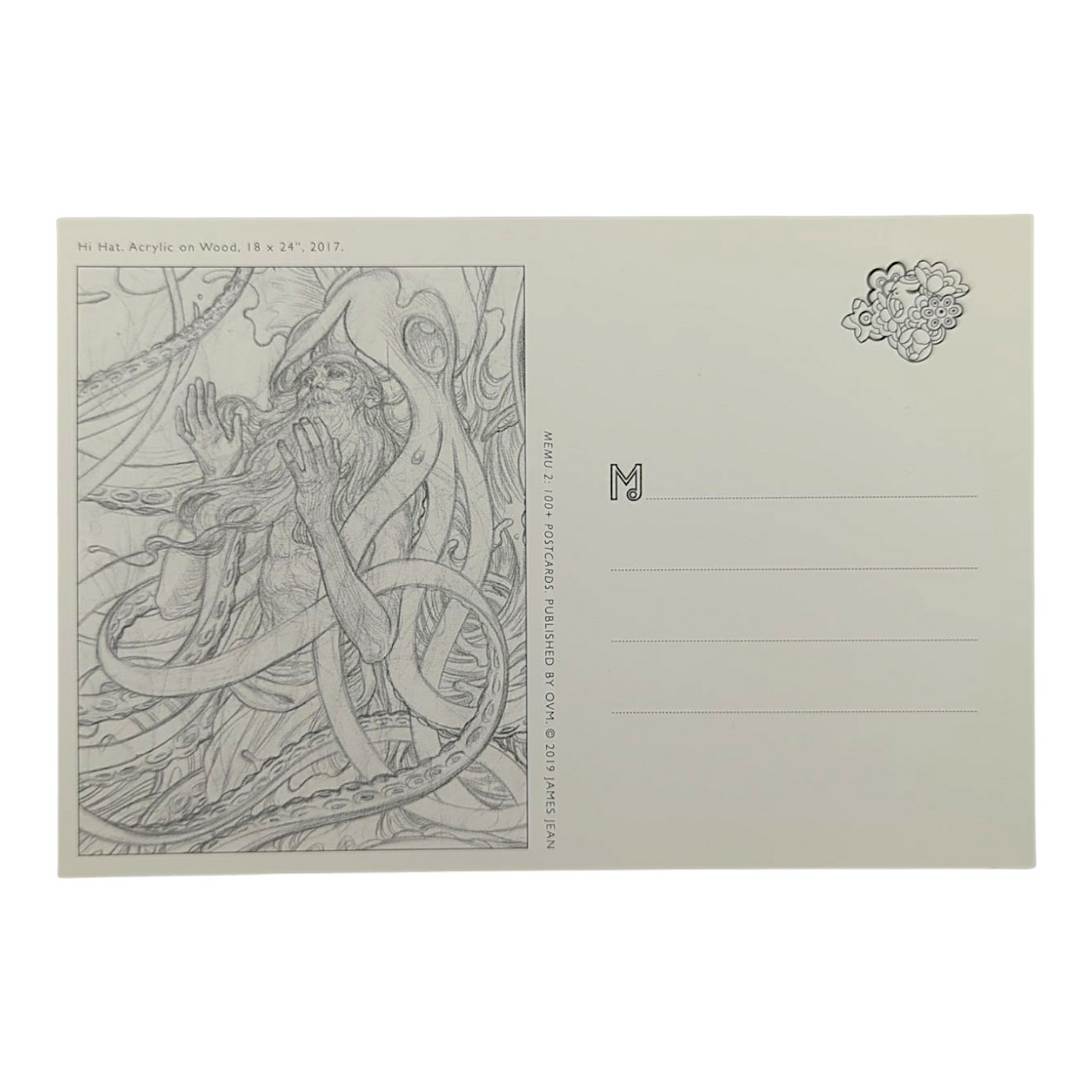 James Jean "Hi Hat" Postcard