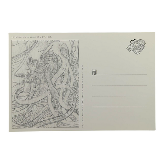 James Jean "Hi Hat" Postcard