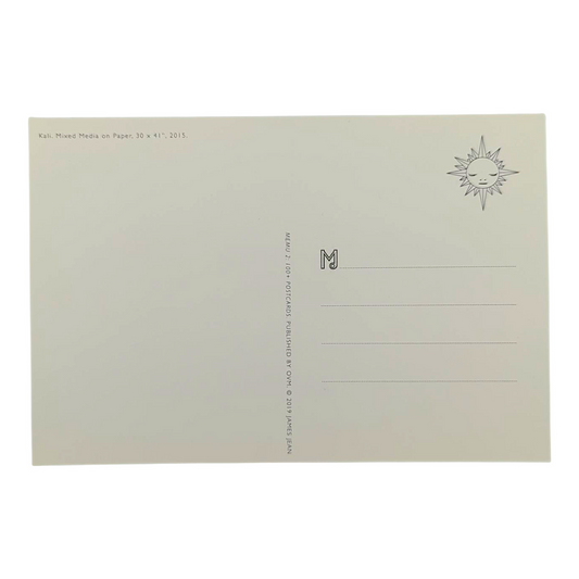 James Jean “Kali” Postcard
Offset lithograph on postcard
4 x 6 in
Features a reproduction of James Jean’s "Kali" (2015)