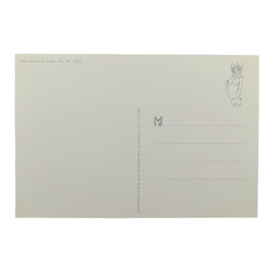 James Jean “Key” Postcard
Offset lithograph on postcard
4 x 6 in
Features a reproduction of James Jean’s "Key" (2022)