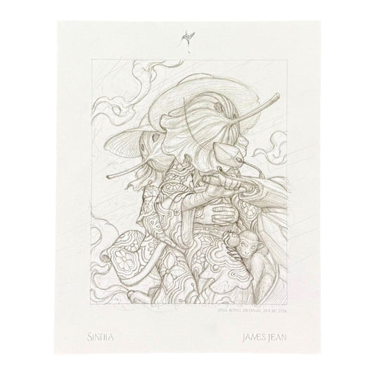 James Jean "Lotus" Postcard
