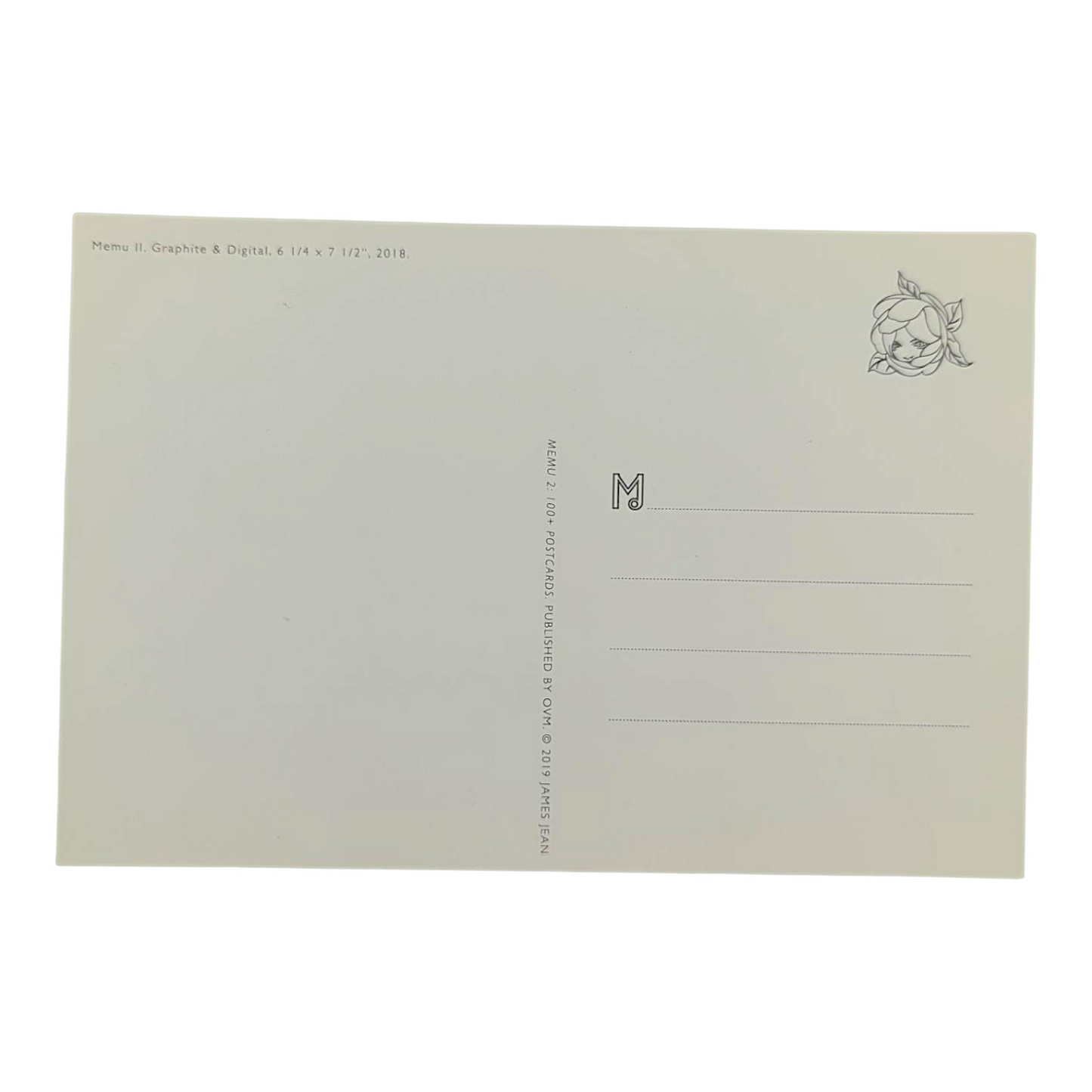 James Jean “Memu II” Postcard
Offset lithograph on postcard
4 x 6 in
Features a reproduction of James Jean’s "Memu II" (2018)