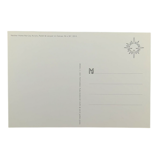 James Jean “Neither Home Nor Joy” Postcard
Offset lithograph on postcard
4 x 6 in
Features a reproduction of James Jean’s "Neither Home Nor Joy" (2014)