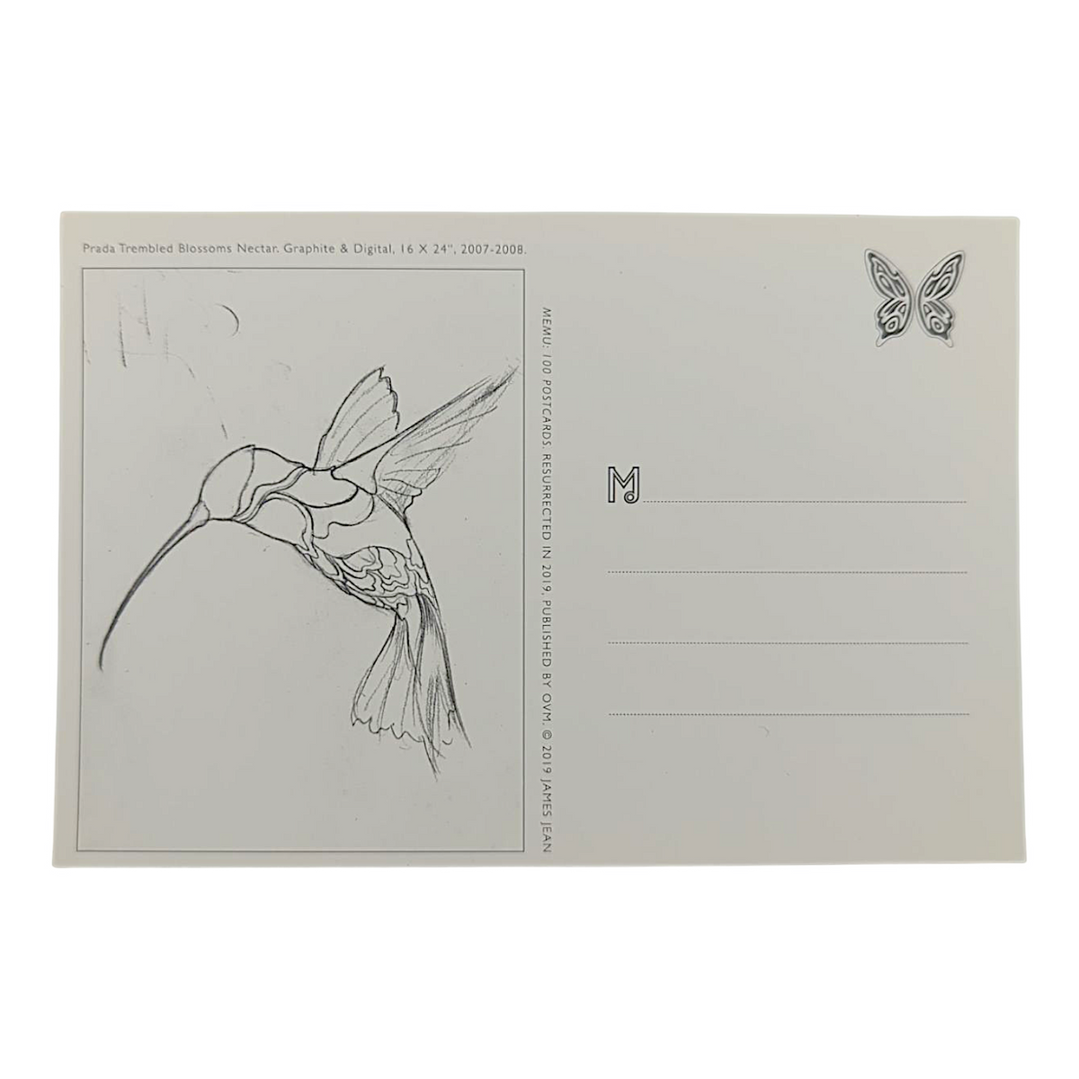 James Jean "Prada Trembled Blossoms Nectar" Postcard