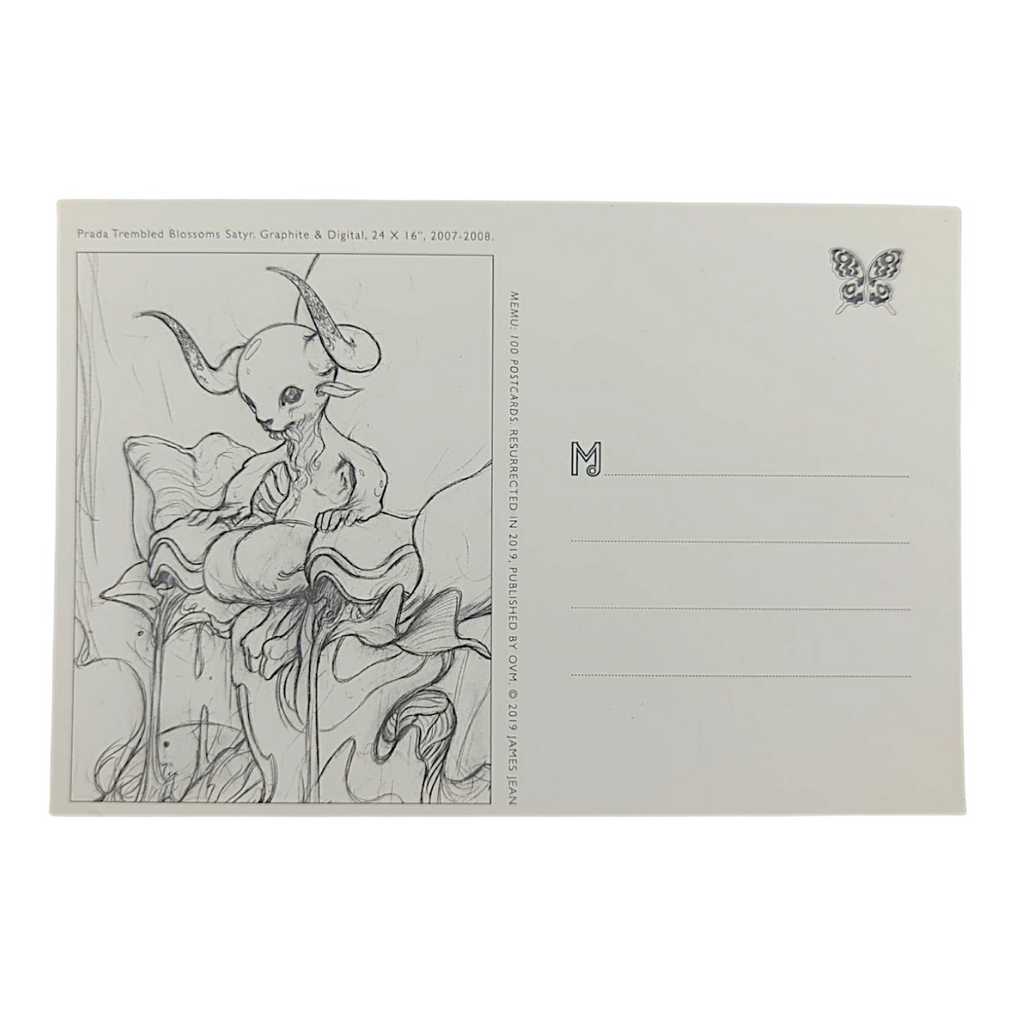 James Jean "Prada Trembled Blossoms Satyr" Postcard