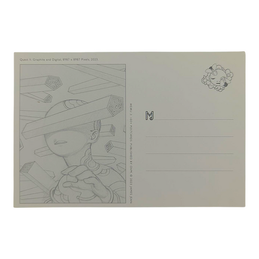 James Jean “Quest II” Postcard
Offset lithograph on postcard
4 x 6 in
Features a reproduction of James Jean’s "Quest II" (2023)