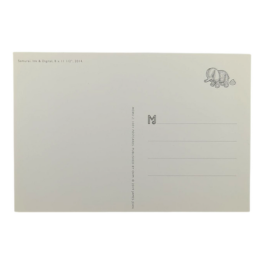 James Jean "Samurai" Postcard