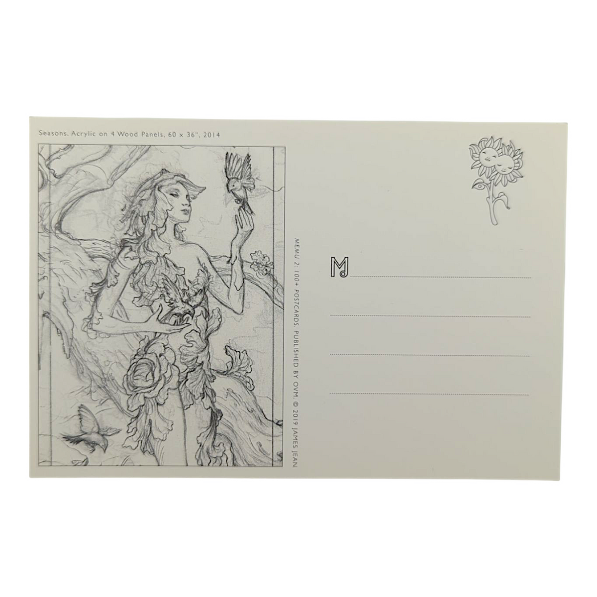 James Jean "Seasons" Postcard