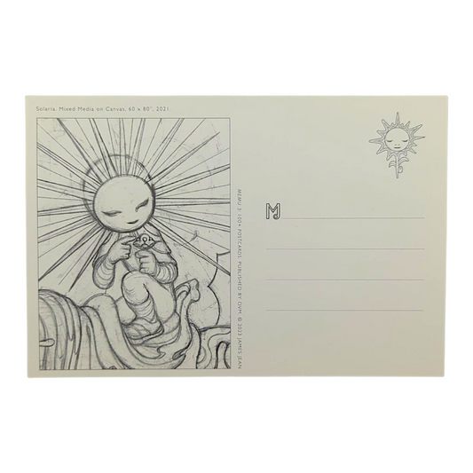 James Jean “Solaria” Postcard
Offset lithograph on postcard
4 x 6 in
Features a reproduction of James Jean’s "Solaria" (2021)