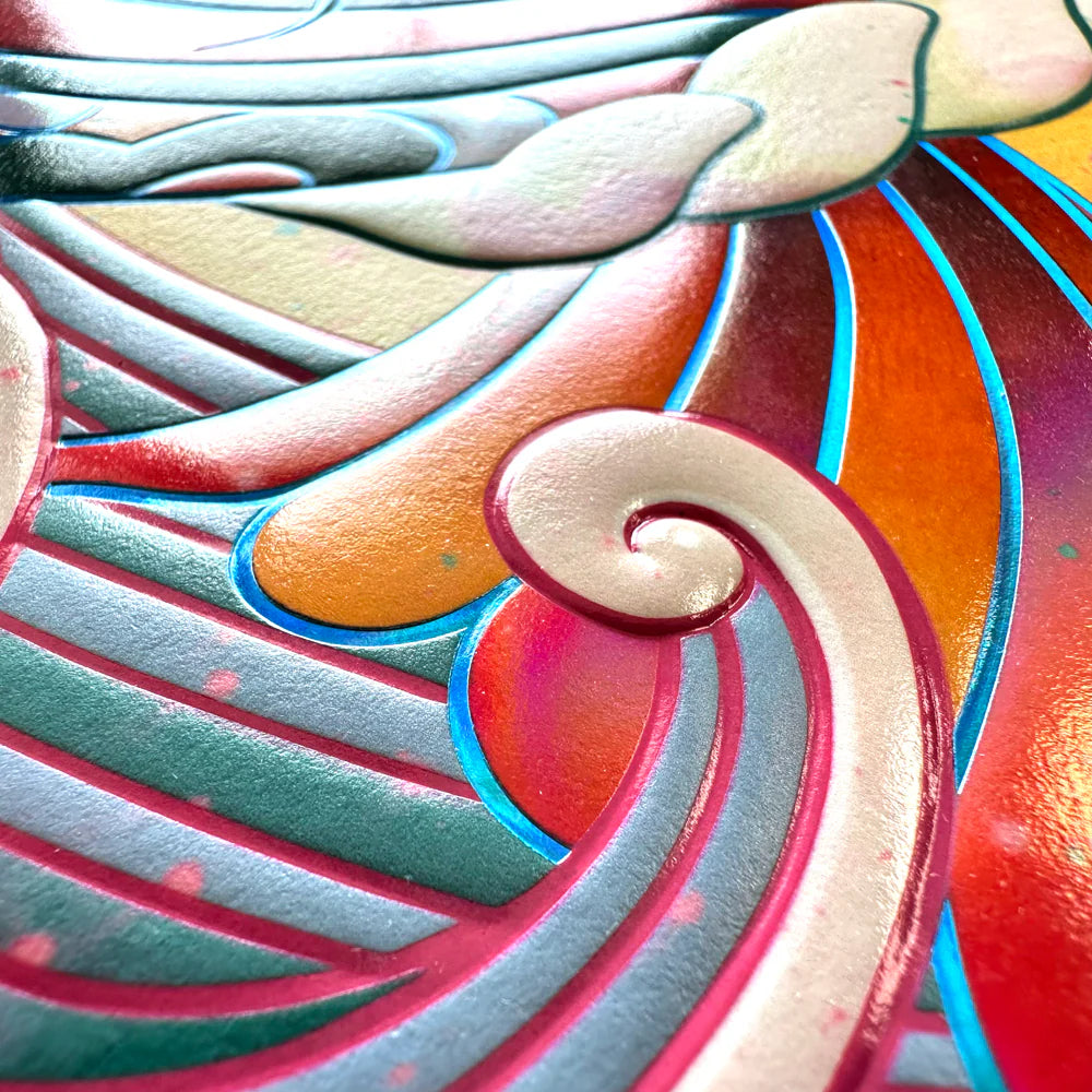 James Jean
The Catch, 2025
Archival Print on Cotton Rag Paper
Print: 22 x 17-9/16 in | Image: 19 x 15-3/16 in
Edition of 694
Hand Signed + Numbered by the artist