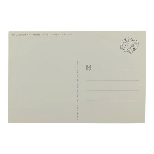 James Jean “The Descendent” Postcard
Offset lithograph on postcard
4 x 6 in
Features a reproduction of James Jean’s "The Descendent" (2021)