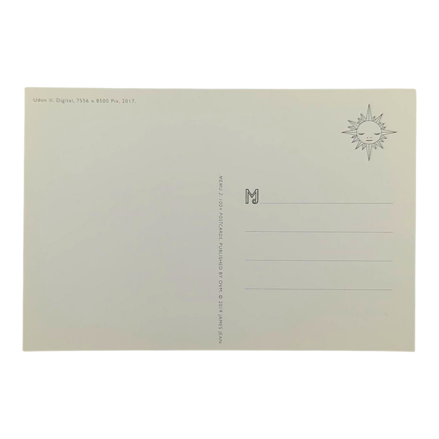 James Jean “Udon II” Postcard
Offset lithograph on postcard
4 x 6 in
Features a reproduction of James Jean’s "Udon II" (2017)