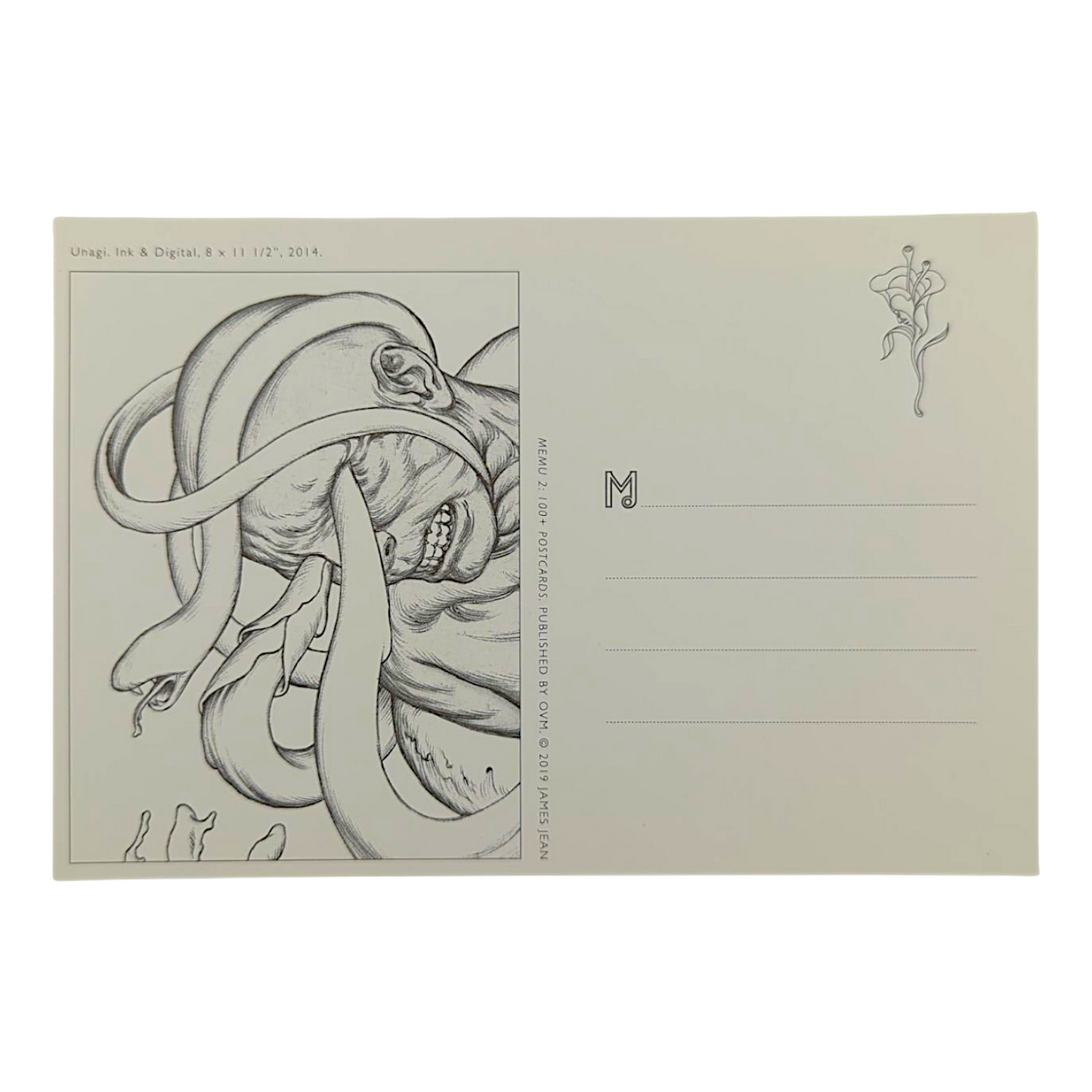 James Jean “Unagi” Postcard
Offset lithograph on postcard
4 x 6 in
Features a reproduction of James Jean’s "Unagi" (2014)