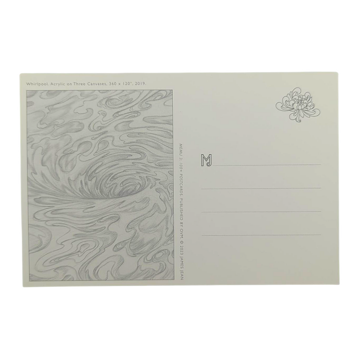 James Jean “Whirlpool” Postcard
Offset lithograph on postcard
4 x 6 in
Features a reproduction of James Jean’s "Whirlpool" (2019)