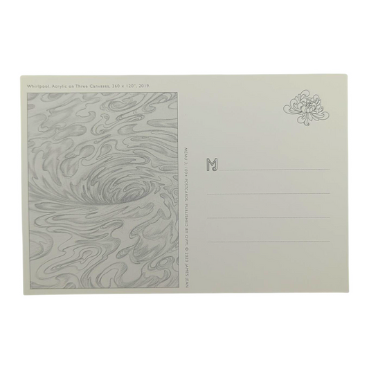 James Jean “Whirlpool” Postcard
Offset lithograph on postcard
4 x 6 in
Features a reproduction of James Jean’s "Whirlpool" (2019)