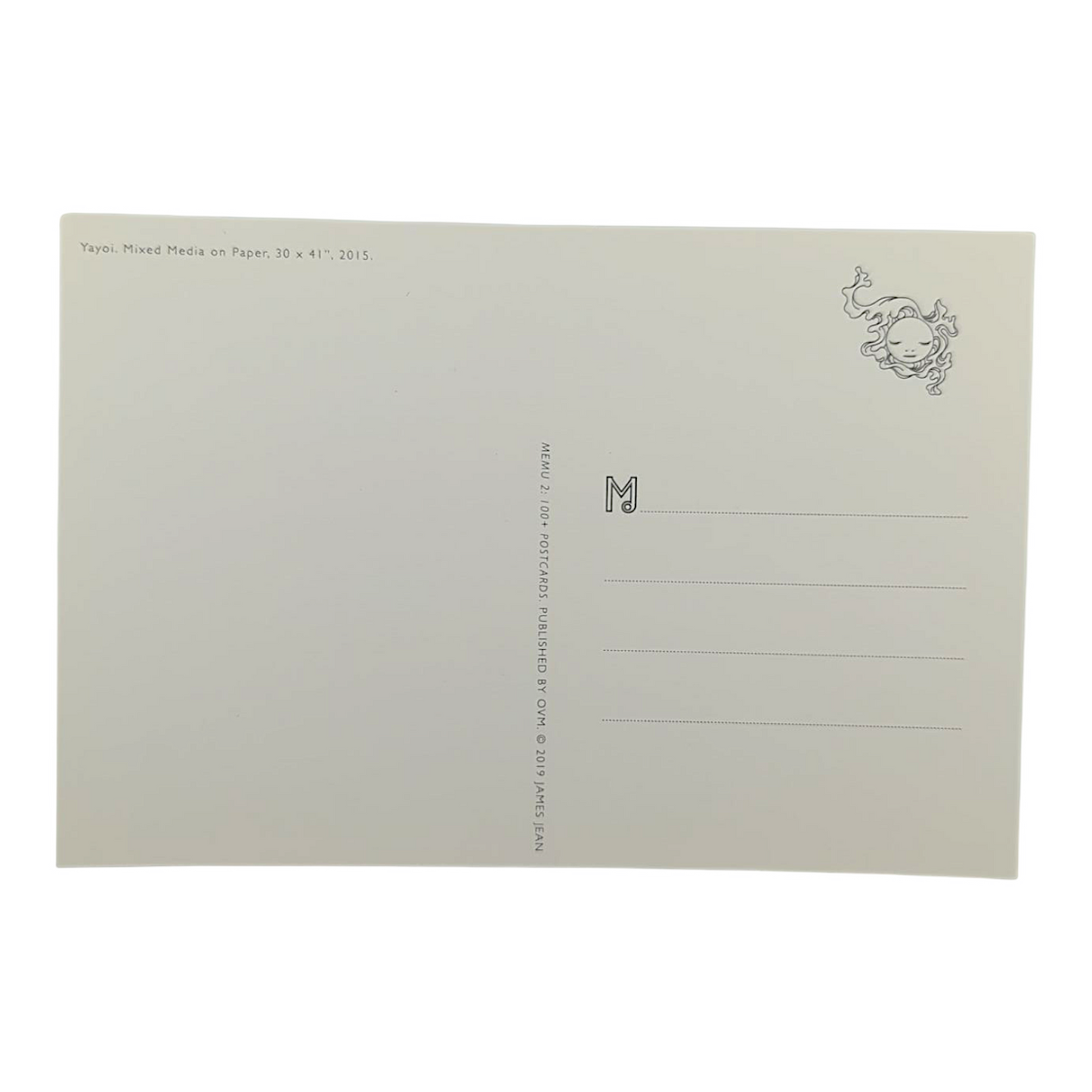 James Jean “Yayoi” Postcard
Offset lithograph on postcard
4 x 6 in
Features a reproduction of James Jean’s "Yayoi" (2015)