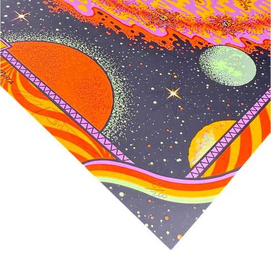 Marq Spusta x Justin Helton
Stellar Ray, 2026
Screen print
18 x 24 in
Edition of 200
Hand signed + numbered by the artist
