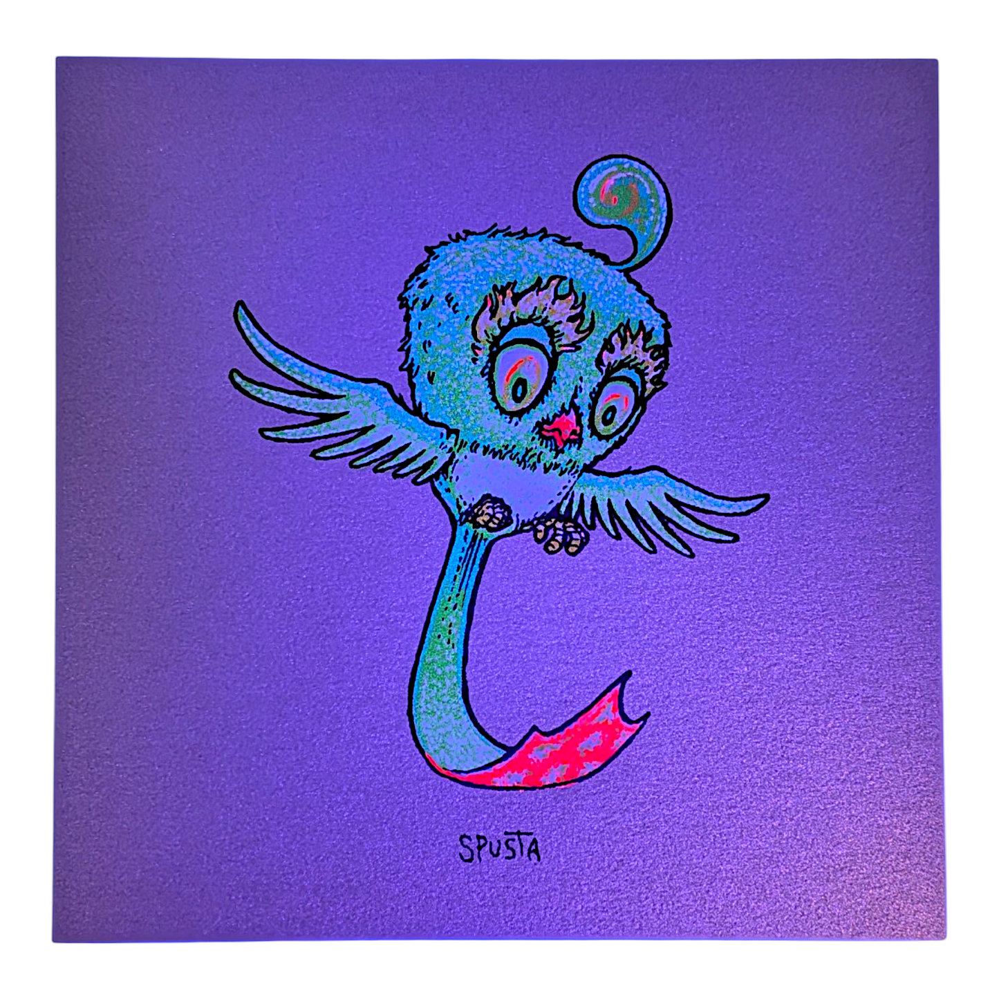 Marq Spusta
Baby Blissed Out Bird (Antique Gold), 2018
Screen print
4 x 4 in
Plate signed
