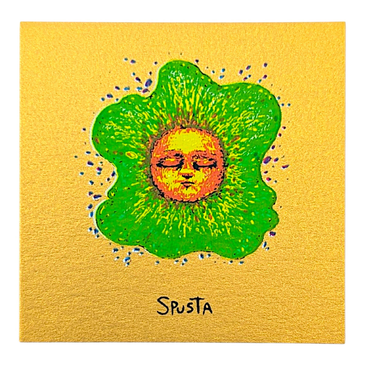Marq Spusta
Baby Sun (Gold Shimmer)
Screen print
2 x 2 in
Plate Signed