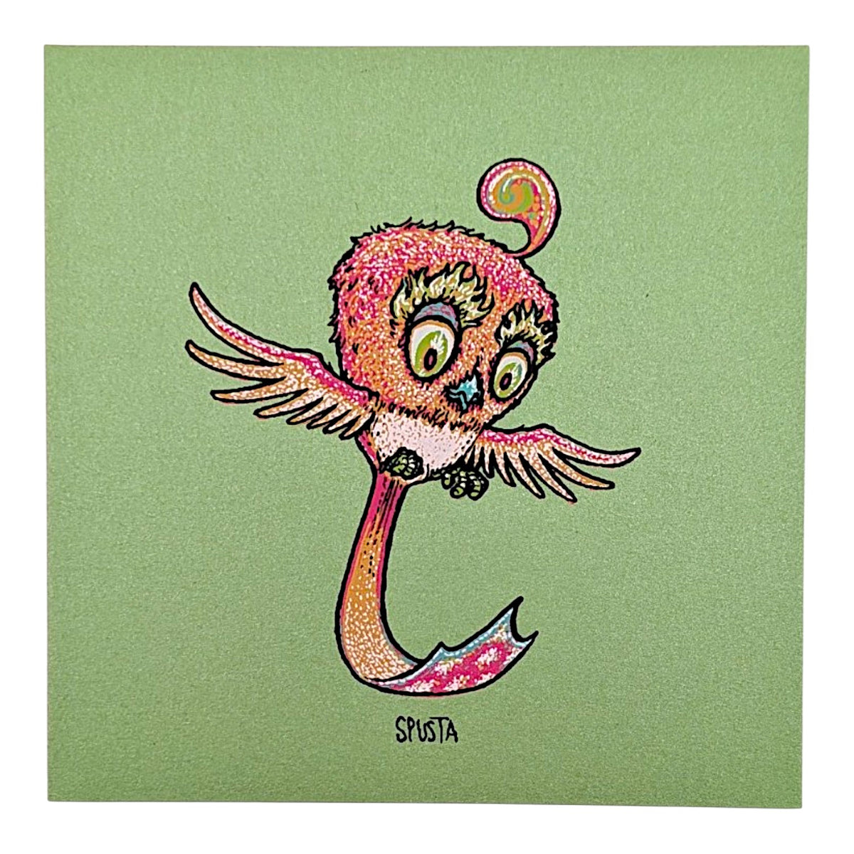 Marq Spusta
Blissed Out Bird, 2018
Screen print
4 x 4 in
Plate Signed