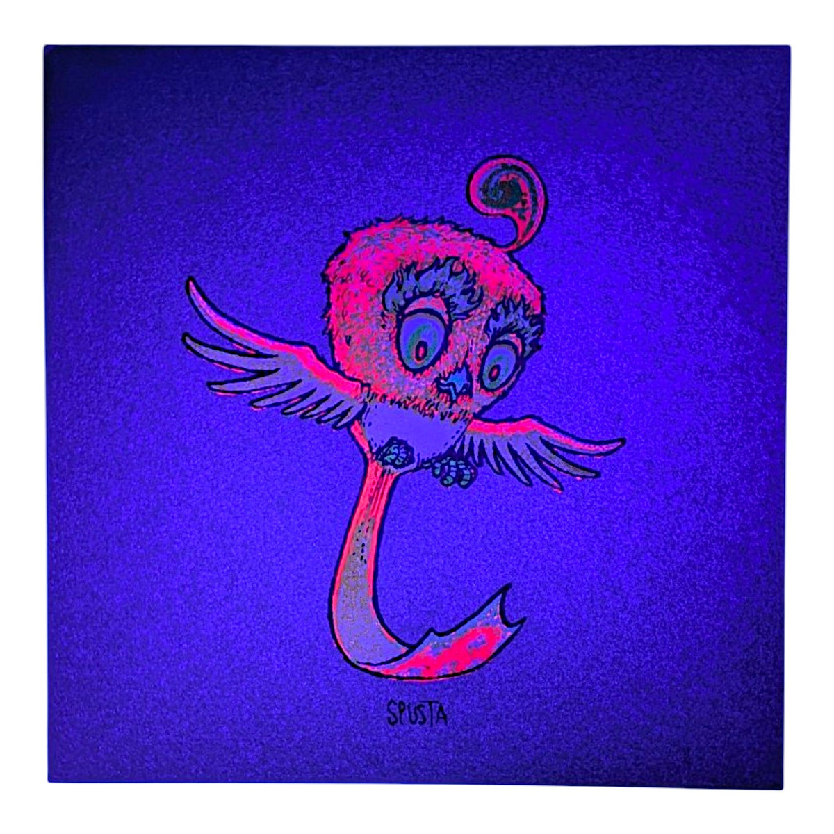 Marq Spusta
Blissed Out Bird, 2018
Screen print
4 x 4 in
Plate Signed