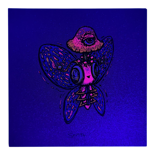 Marq Spusta
Blurp (Silver Shimmer), 2021
Screen print
4 x 4 in
Plate signed