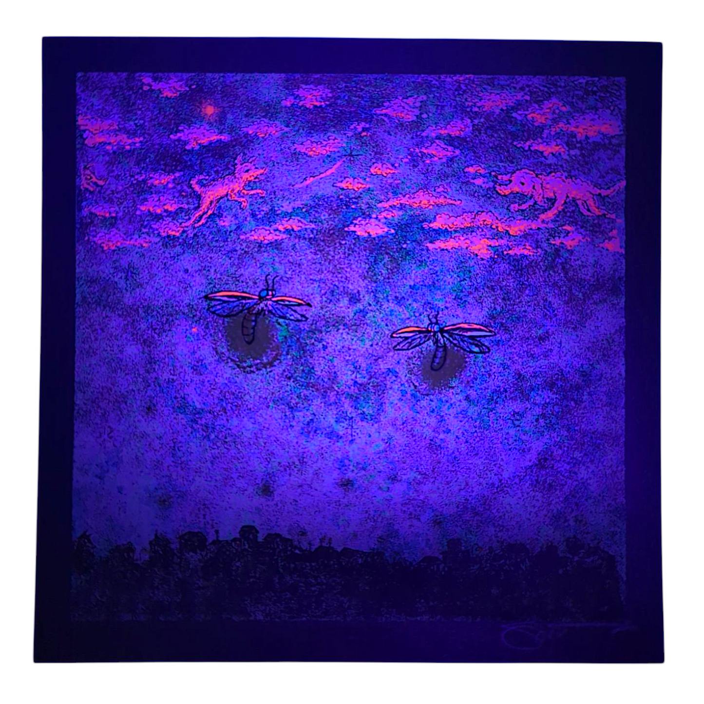 Marq Spusta
Cosmic Confidante (Black), 2025
Screen print
8 x 8 in
Hand Signed by the artist. Imagery is from the singles cover art from the Widespread Panic album, Snake Oil King.