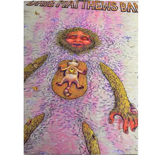 Marq Spusta
Dave Matthews Band, Gorge 2024
screen print on silver paper
16 x 24 in
Artist Edition of 65
Hand Signed + Numbered by the artist.