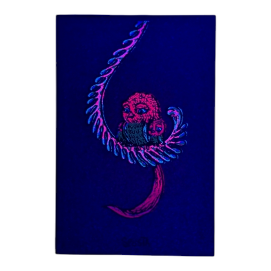 Marq Spusta
Some Odd Birds (Cranberry Shimmer), 2020
Screen print
3 x 2 in
Plate signed