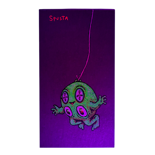 Marq Spusta
Depth Dwellers (Merlot Shimmer)
Screen print
4 x 2.5 in
Plate signed