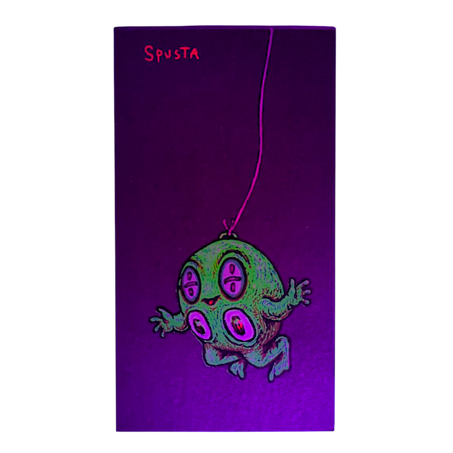 Marq Spusta
Depth Dwellers (Merlot Shimmer)
Screen print
4 x 2.5 in
Plate signed