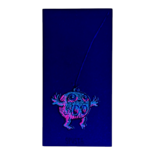 Marq Spusta
Depth Dwellers (Navy Shimmer) - Small
Screen print
3 x 1.5 in
Plate signed