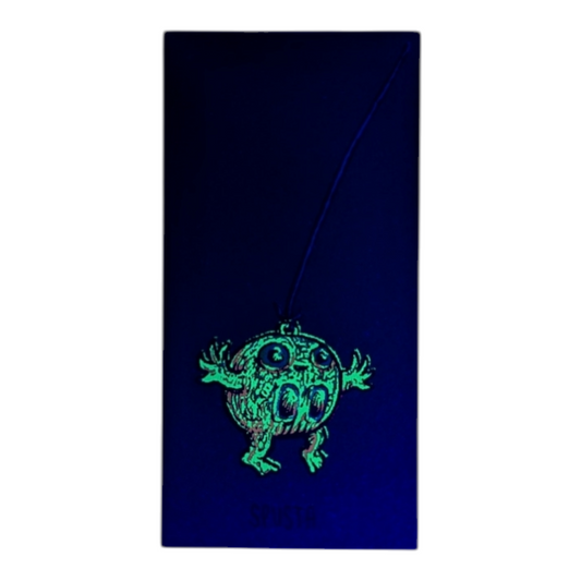 Marq Spusta
Depth Dwellers (Olive Green Shimmer) - Small
Screen print
3 x 1.5 in
Plate signed