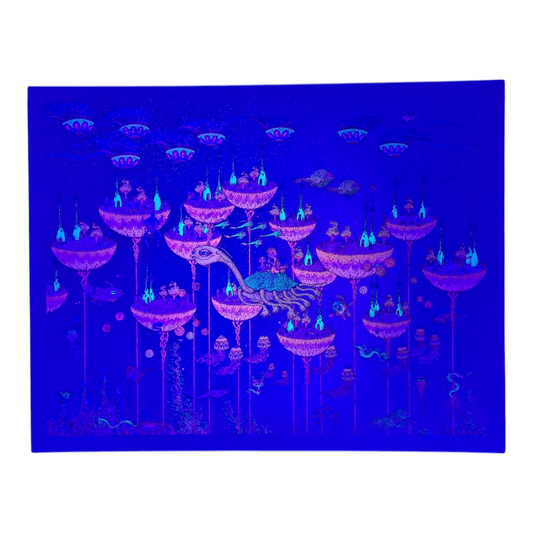 Marq Spusta "Distanced in the Depths (Dirty Gold)" Print