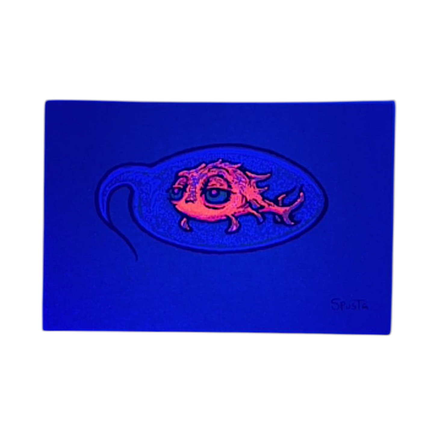 Marq Spusta Fish (Medium Teal Shimmer) Micro Print