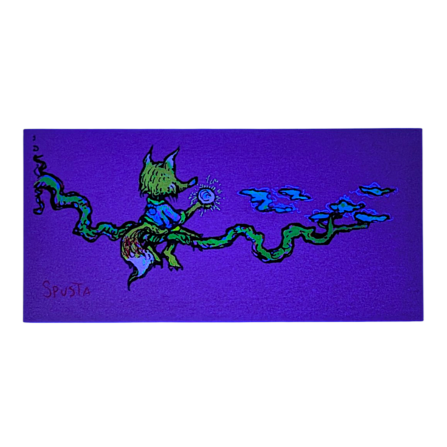 Marq Spusta
Fox on a Branch
Screen print
4 x 2 in
Plate signed